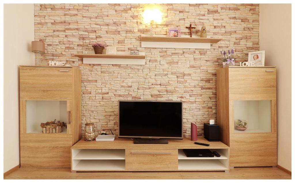TV a/nebo společenská místnost v ubytování Apartment Rozika