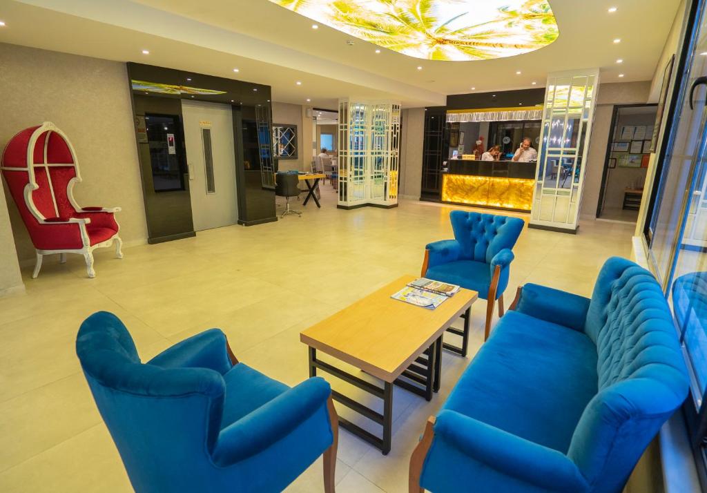 Posezení v ubytování Azak Beach Hotel