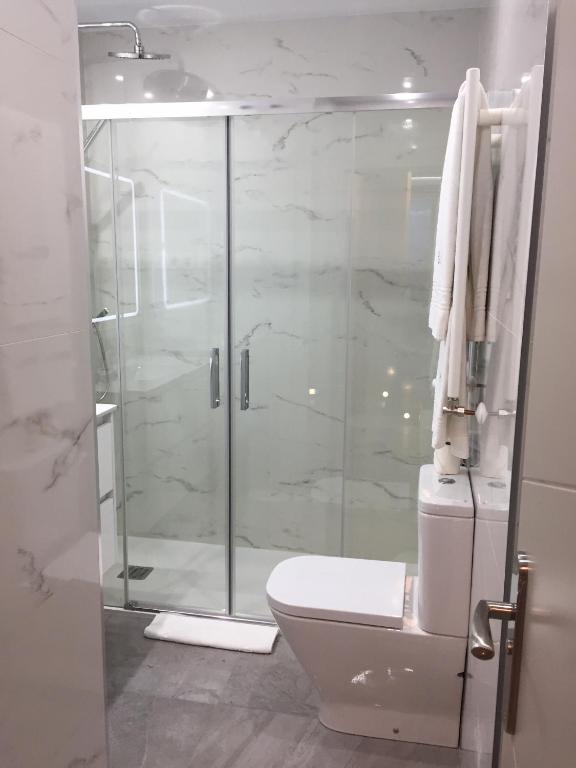 Koupelna v ubytování Hotel Artetxe