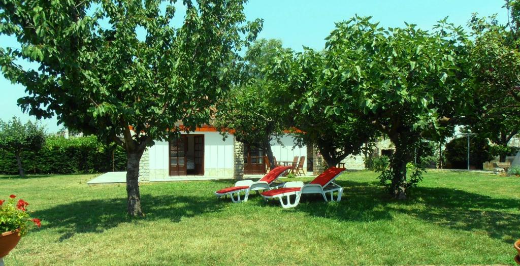 Vonkajšia záhrada v ubytovaní Holiday Home Linet
