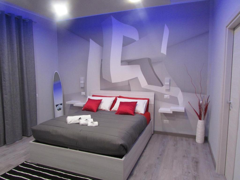 Postel nebo postele na pokoji v ubytování B&B da Lillo
