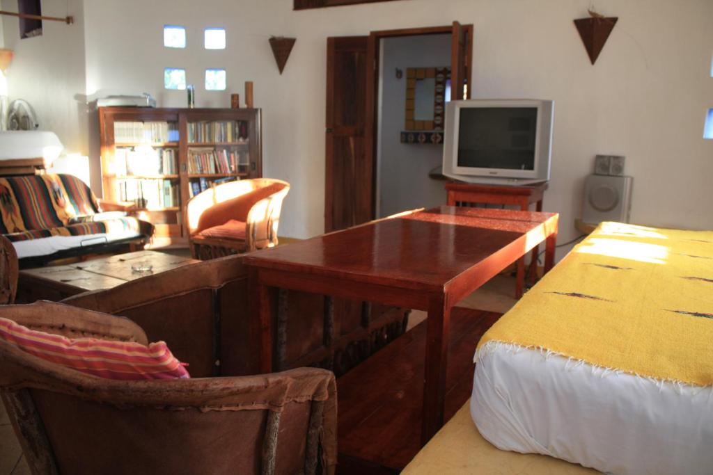 TV a/nebo společenská místnost v ubytování Amaranto Bed and Breakfast