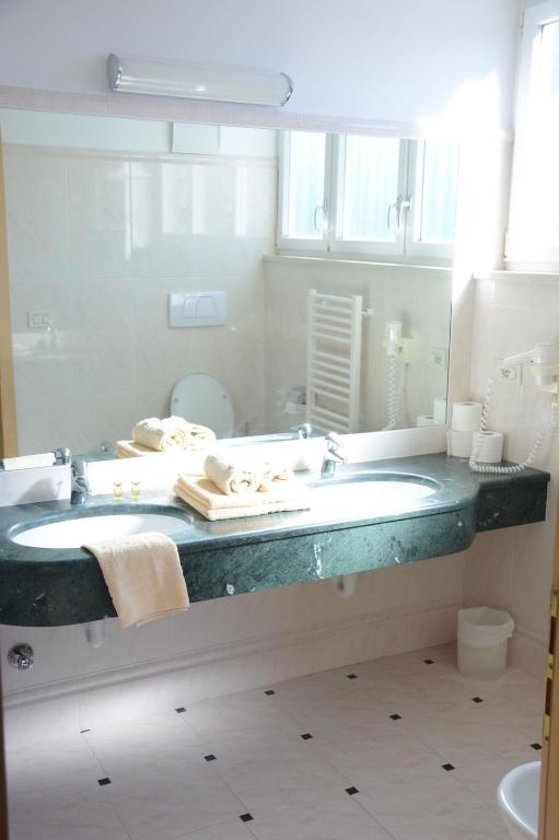 Koupelna v ubytování Hotel Tannerhof