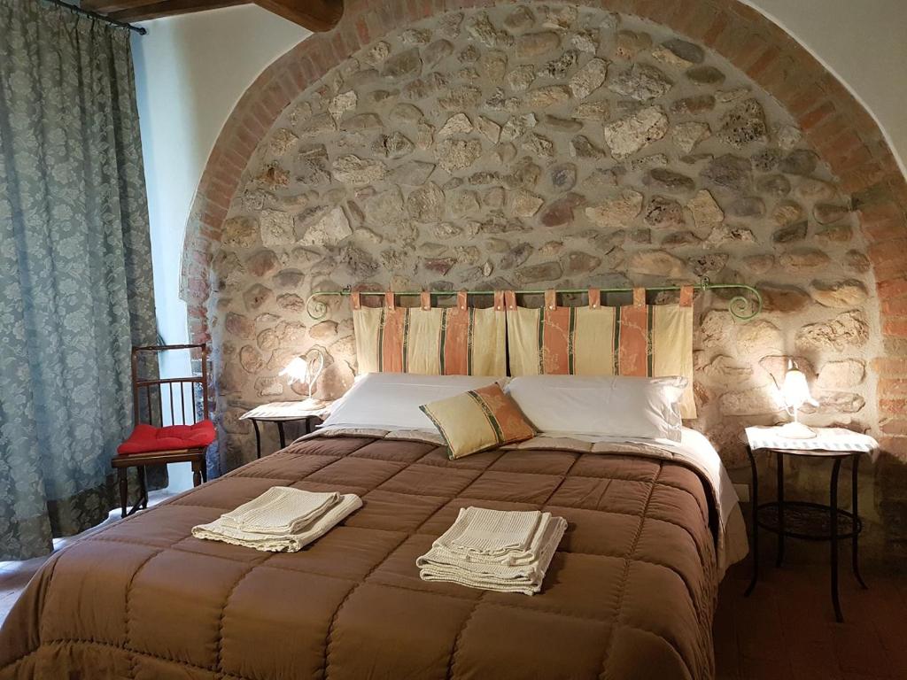 Posteľ alebo postele v izbe v ubytovaní B&B Palazzo a Merse