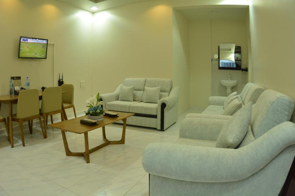 Posezení v ubytování Bahla Jewel Hotel Apartments