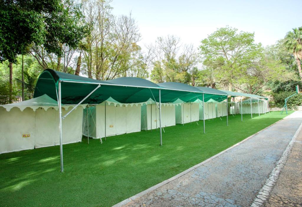 Zahrada ubytování The Camping Site Hamat Gader