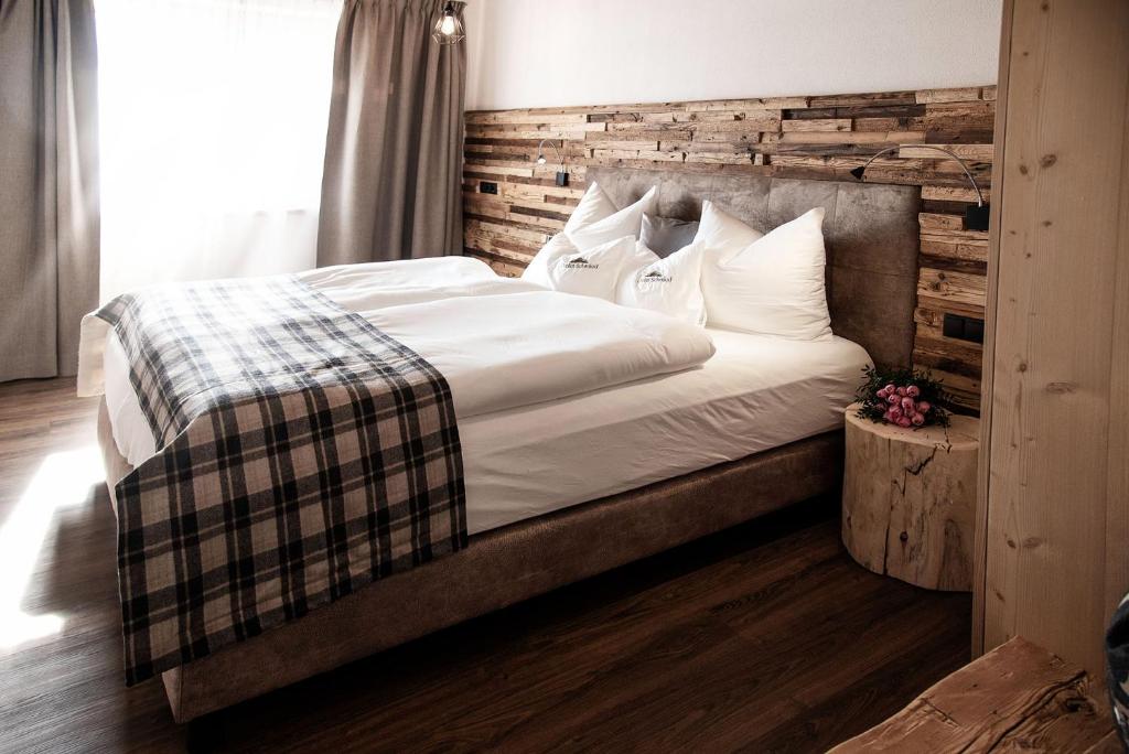 Posteľ alebo postele v izbe v ubytovaní Chalet Schmied