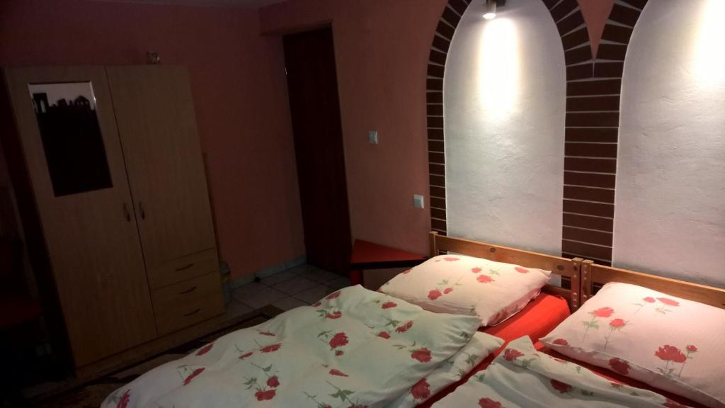 Postel nebo postele na pokoji v ubytování Apartament na Wrzosach