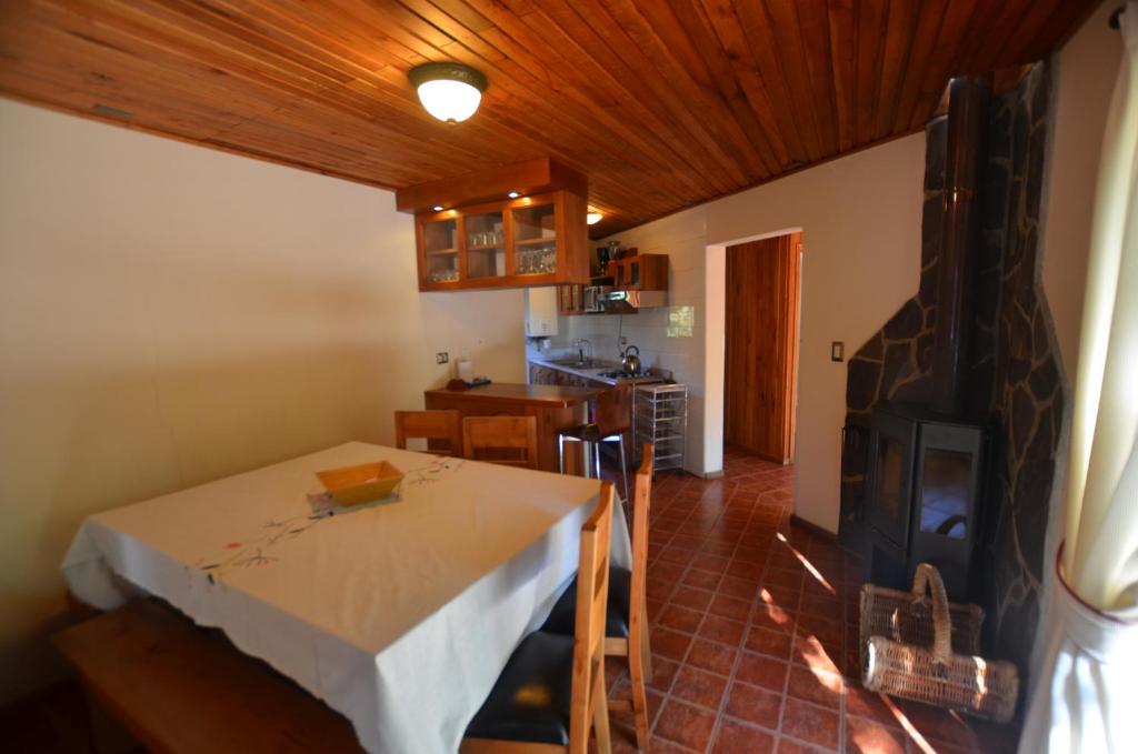Cucina o angolo cottura di Cabañas Las Cabras