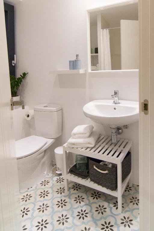 Koupelna v ubytování Can Pauet Apartaments