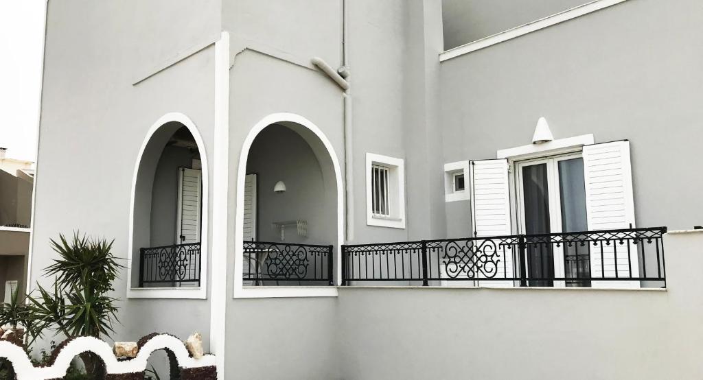 Balkón nebo terasa v ubytování Villa Agas