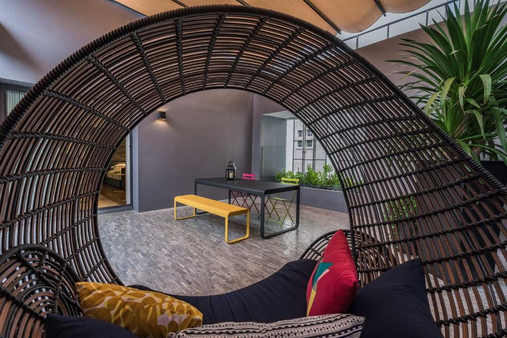 Posezení v ubytování Ad Lib Hotel Bangkok