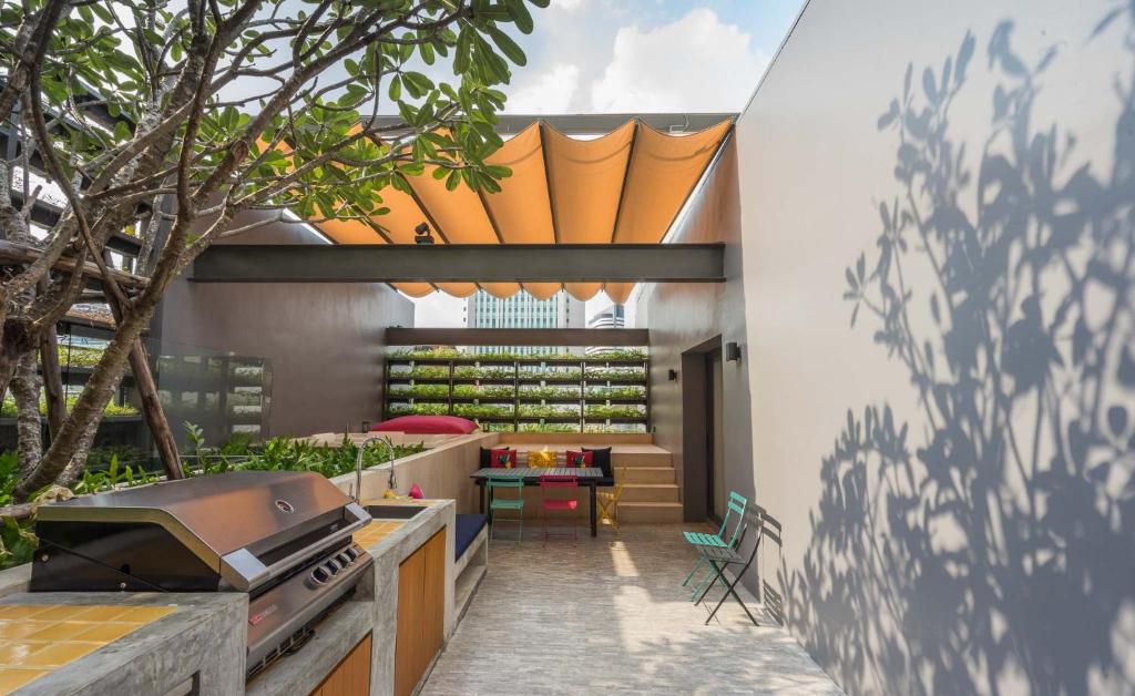 Zahrada ubytování Ad Lib Hotel Bangkok
