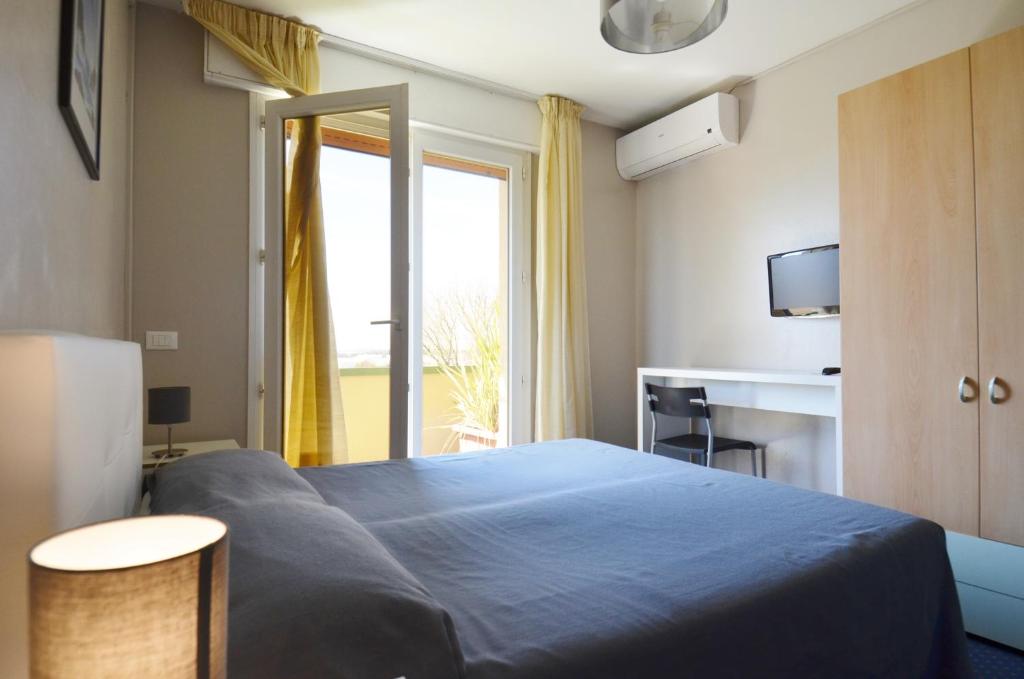 TV a/nebo společenská místnost v ubytování Ute Hotel