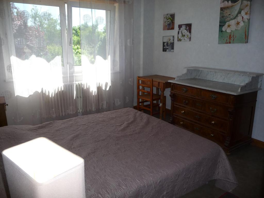 Postel nebo postele na pokoji v ubytování Appartement Sur La Route des Vins d'Alsace