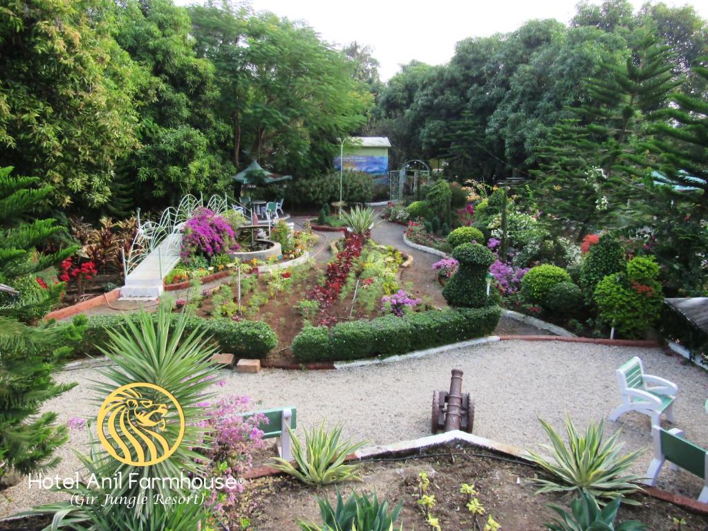 Zahrada ubytování Hotel Anil Farmhouse Gir Jungle Resort