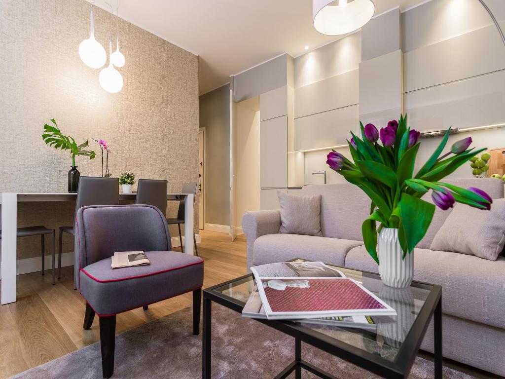 Posedenie v ubytovaní Milano Manzoni CLC Apartments