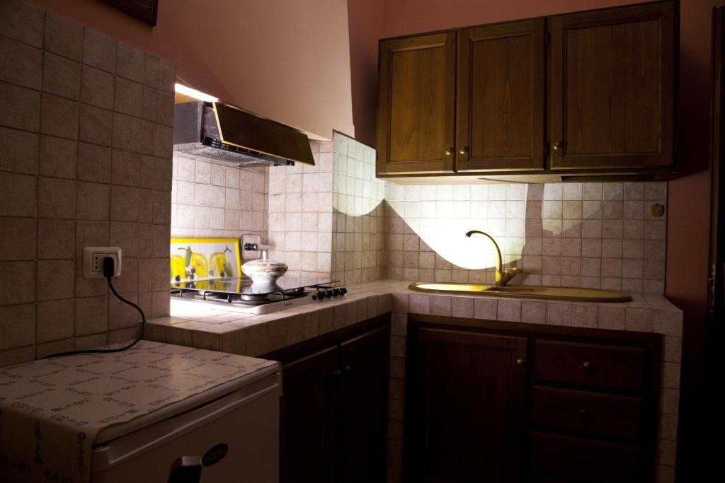 Kuchnia lub aneks kuchenny w obiekcie Agriturismo San Fedele