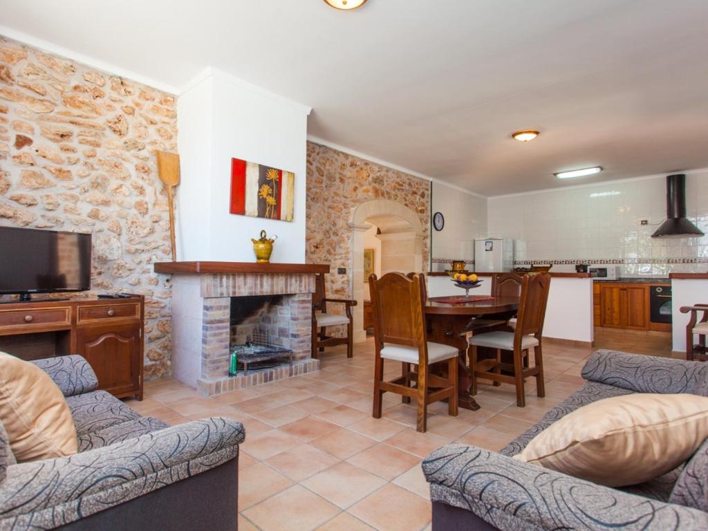 A seating area at Finca Ses Comes