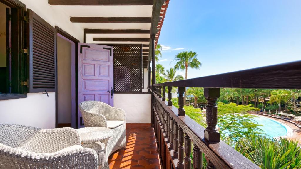 Balkón alebo terasa v ubytovaní Hotel Parque Tropical