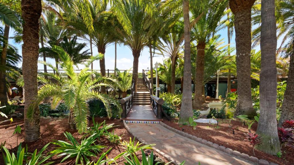 Vonkajšia záhrada v ubytovaní Hotel Parque Tropical