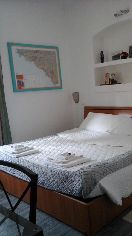 Postel nebo postele na pokoji v ubytování Fabienne