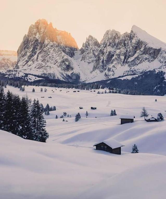 Villa Rier during the winter