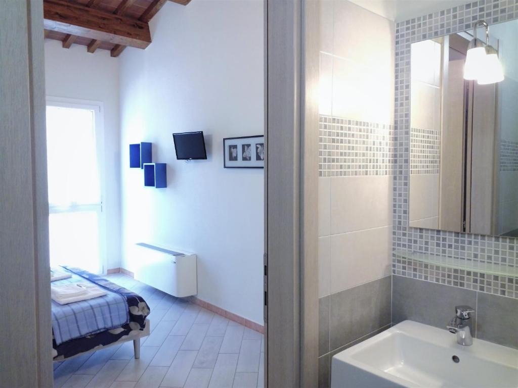 Koupelna v ubytování B&B Bianchi 64