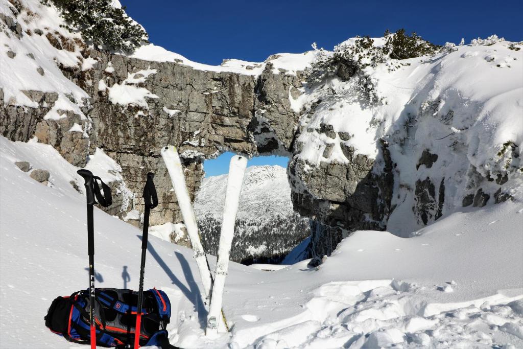 Ferienwohnungen ARIKOGEL Bad Goisern v zimě