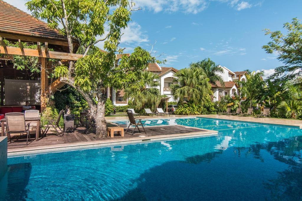 an image of a swimming pool at a house at Monserrat Residences in Las Terrenas