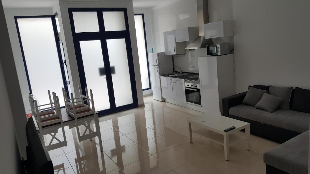 Kuchyň nebo kuchyňský kout v ubytování Apartamento Juli4