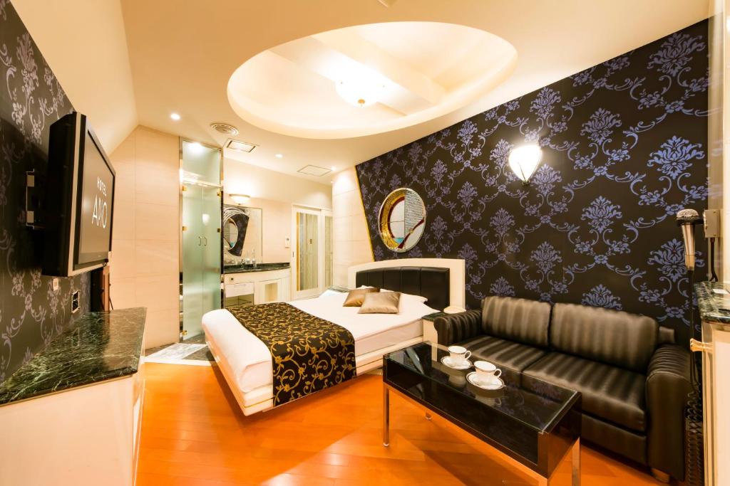 TV a/nebo společenská místnost v ubytování Hotel Apio