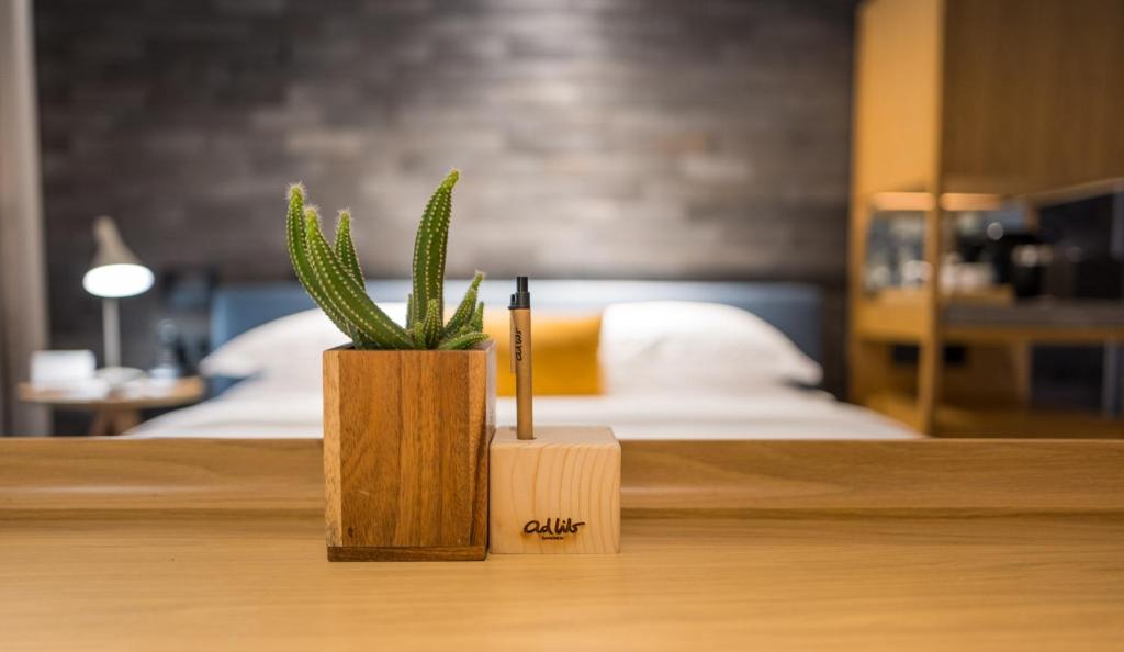 Postel nebo postele na pokoji v ubytování Ad Lib Hotel Bangkok