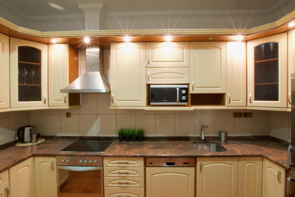 Kuchyňa alebo kuchynka v ubytovaní Standerd Apartment by Hi5 - Lovag Family Suites