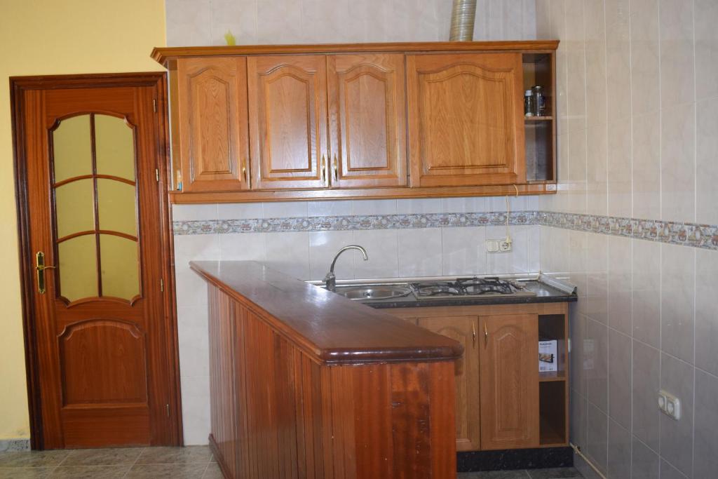 Kuchyň nebo kuchyňský kout v ubytování Apartamentos Casa FERMINA - A 2 horas de las pistas de esquí