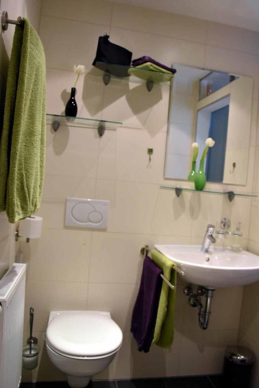 Koupelna v ubytování Ferienhaus Finster