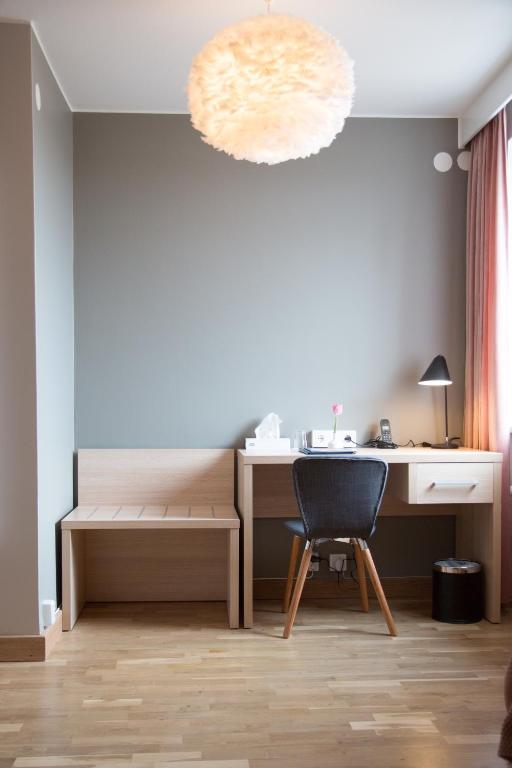 Posezení v ubytování Hotell Aston