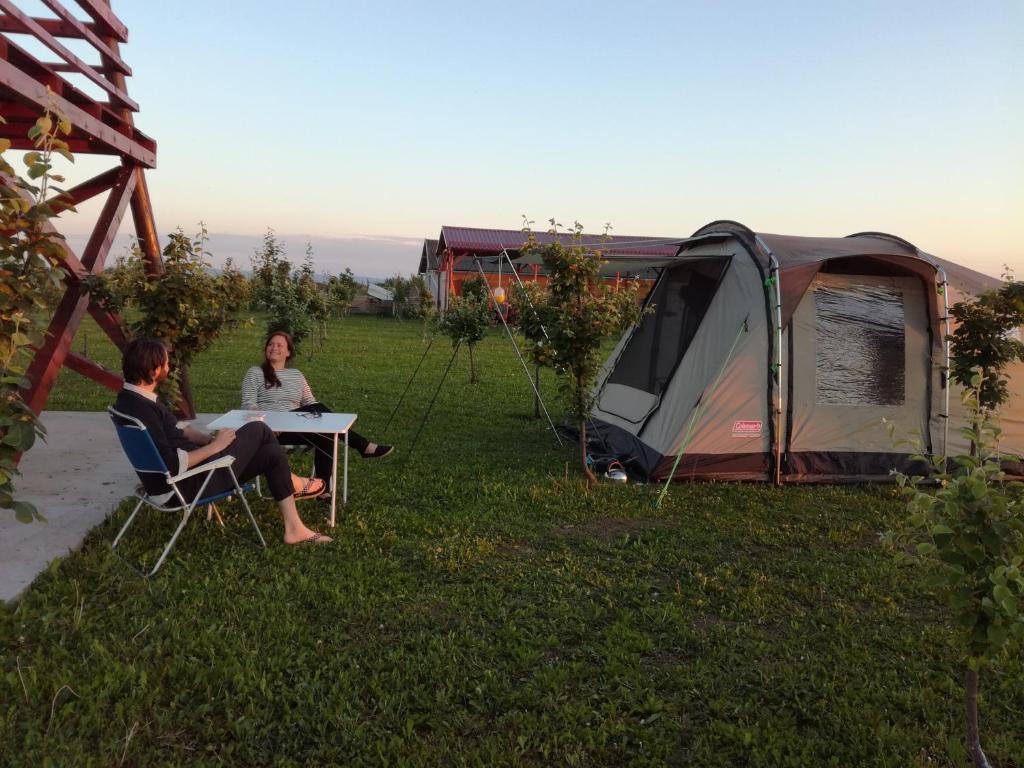 Zahrada ubytování Camp Salaš Farma 47 Čenej