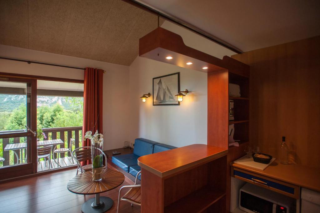 Kuchyň nebo kuchyňský kout v ubytování Residence Castell'Verde