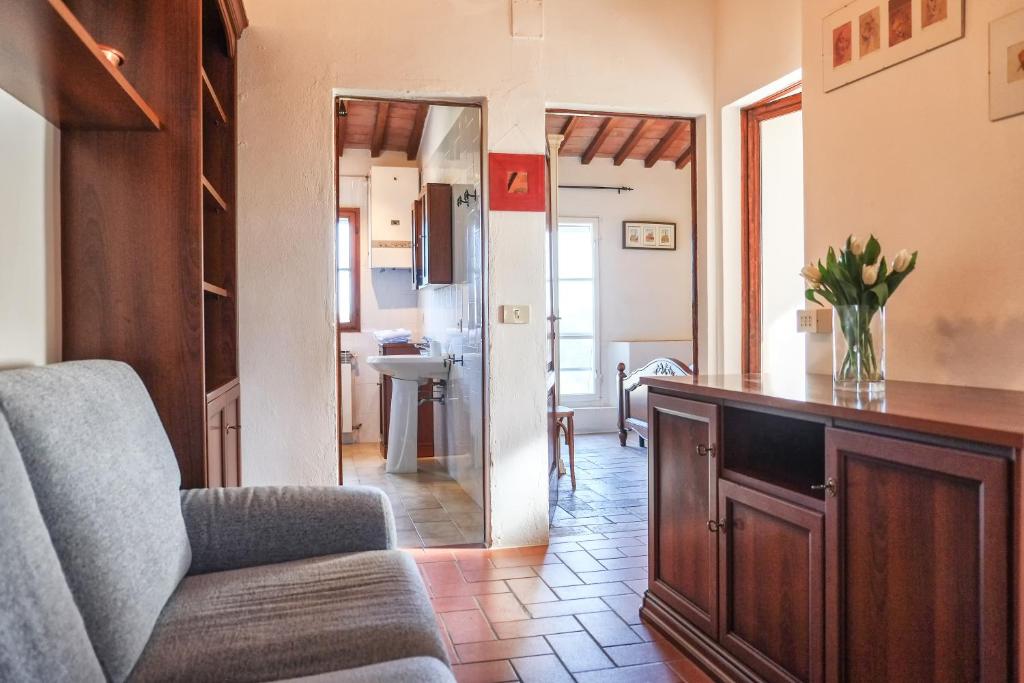 Posezení v ubytování Borgo Poneta