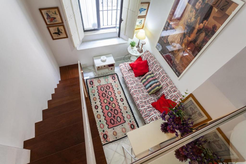 Postel nebo postele na pokoji v ubytování Sevilla Home Center