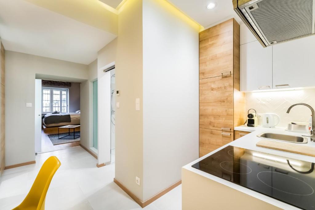 Kuchyňa alebo kuchynka v ubytovaní BpR Pixies Design Home
