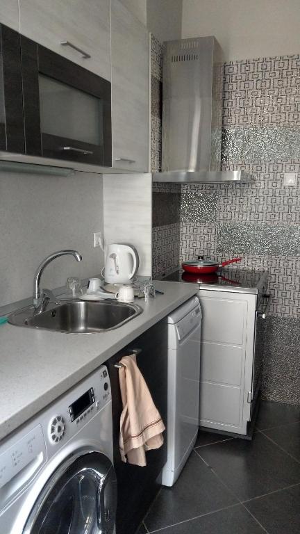Kuchyň nebo kuchyňský kout v ubytování Best Choice Apartment