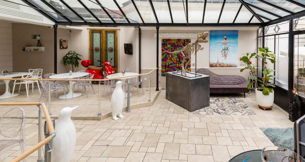 Posezení v ubytování Hotel Jean Moët