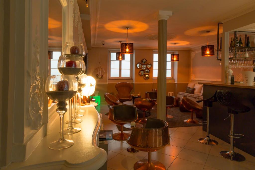 Nápoje v ubytování Hotel Jean Moët