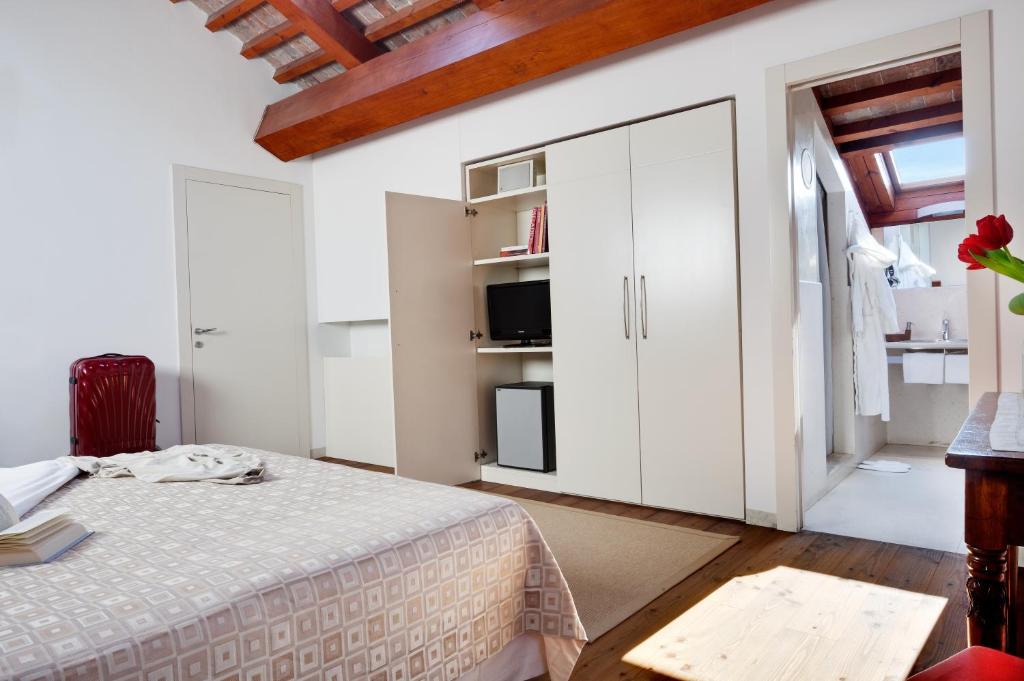 Kuchyň nebo kuchyňský kout v ubytování Hotel Due Mori