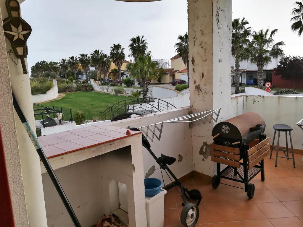 Balkón nebo terasa v ubytování Cadiz Golf