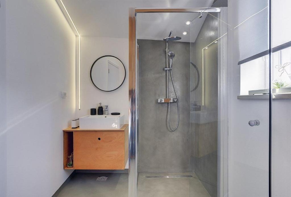Kúpeľňa v ubytovaní Villa Yania