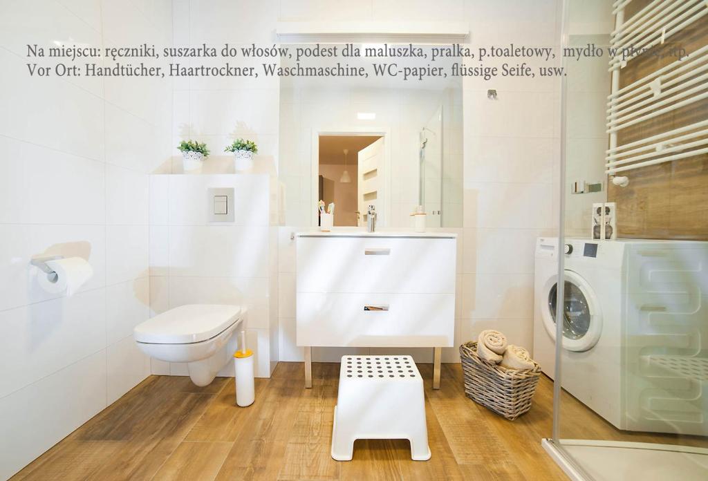 Kúpeľňa v ubytovaní Aqua Holiday Apartments Beach#Pool#Sauna no limit