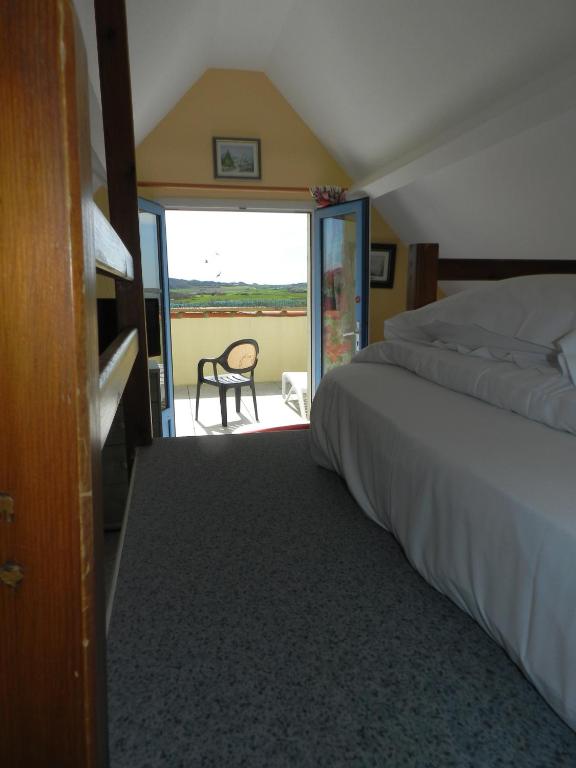 Hôtel Le Vivier WISSANT - Vue Mer - Côte d'Opale - Baie de Wissant - 2CAPS - 侧面海景家庭间（2名成人+2名儿童）